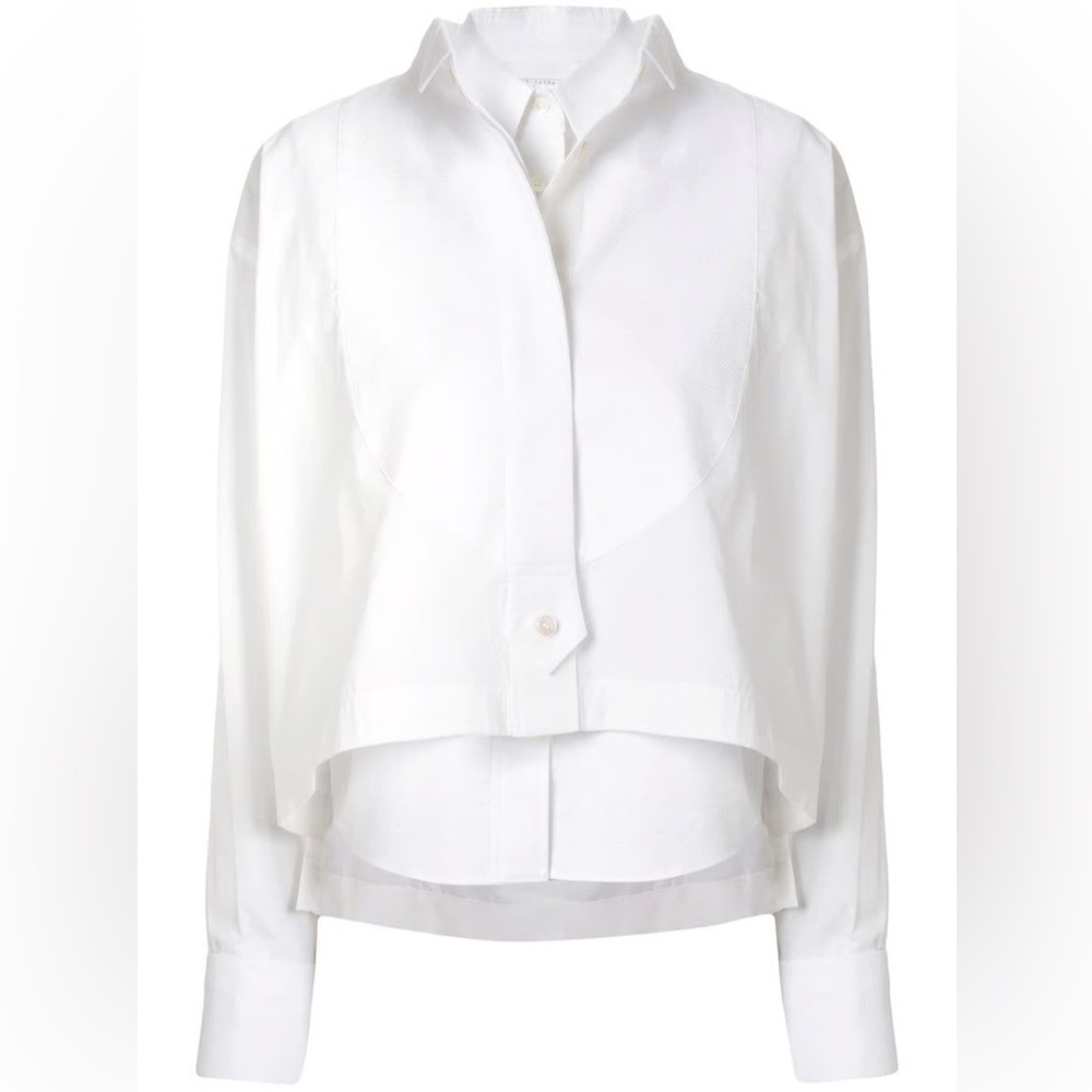 Sacai double layered tuxedo shirt